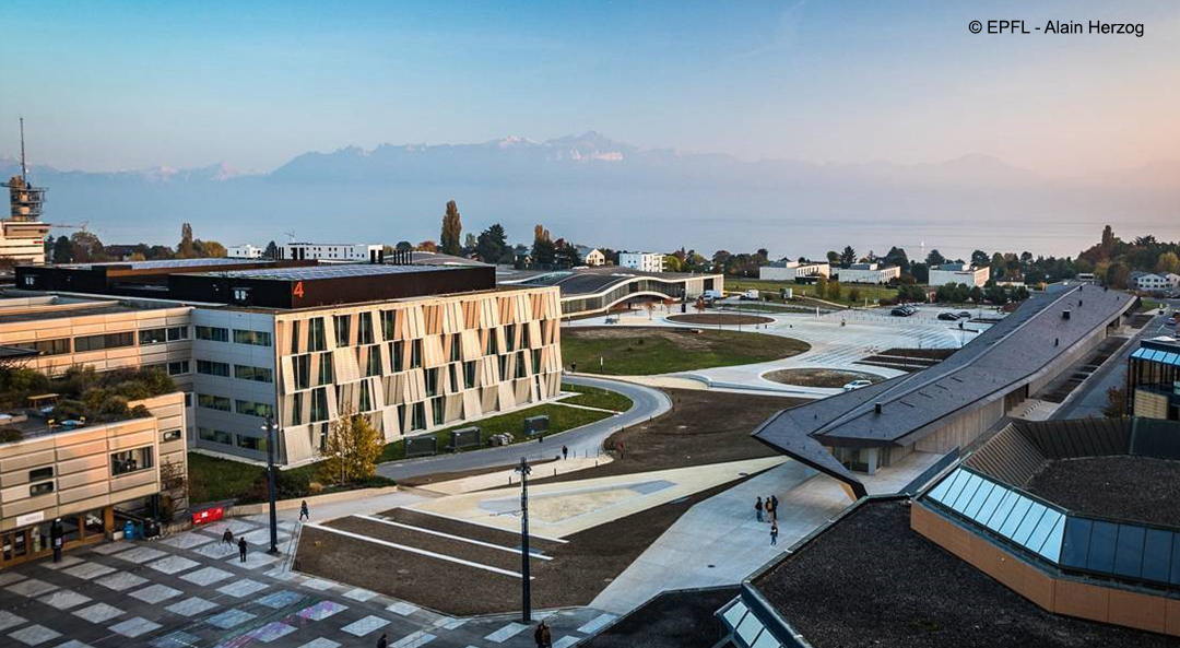 Aerial picture of EPFL